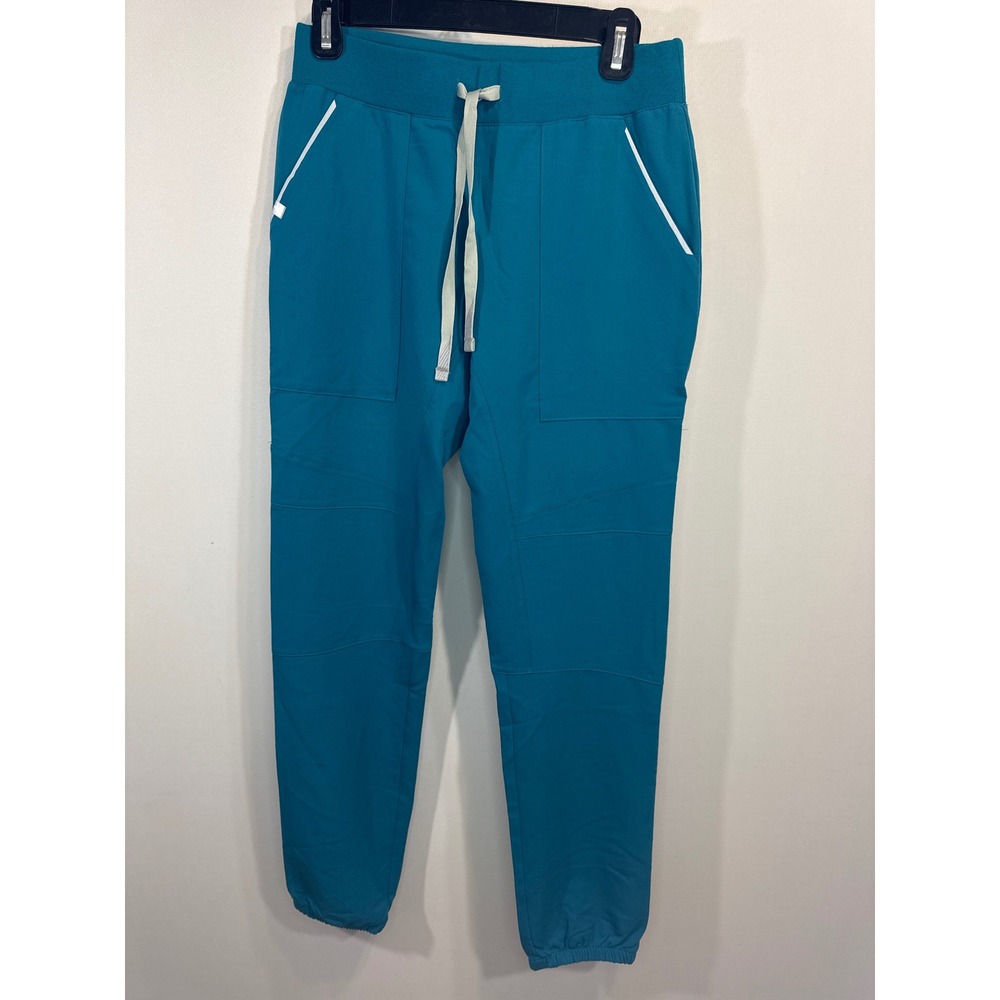 FIGS Venice Slim Jogger Scrub Pants‎ Teal Technical Collection Women XS Tall NWT